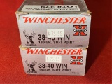 50rds Winchester Super X 38-40win 180gr