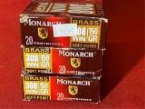 20rds Monarch 308win 150gr