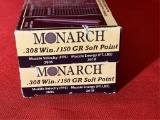 20rds Monarch 308win 150gr