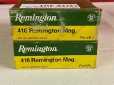 40rds Remington 416 rem mag 400r