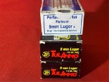 120rds Asst Brands 9mm luger Ammunition