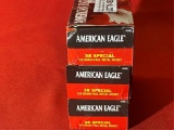 50rds American Eagle 38spl 130gr FMJ