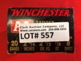 25rds Winchester 20ga Shotgun Shells