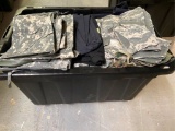 Box Lot of Camo Clothing