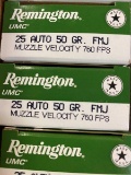 50rds Remington 25auto