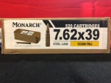 520rds 7.62x39 Monarch FMJ
