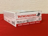 200rds Winchester 9mm Luger FMJ