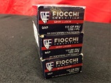 50rds Fiocchi 9mm luger 115gr FMJ