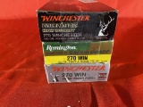 270 - Winchester 150gr/130 gr/140 gr