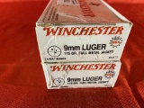 9mm - Winchester 115gr FMJ