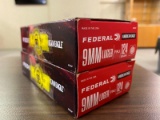 50rds Federal AE 9mm 124gr FMJ