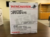 525rds Winchester 22lr 36gr Plated Hollow Point