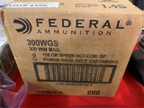 20rds Federal 300wgs win mag 150gr Hot Cor Sp