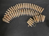 60pc 50cal Military Blanks on Belt