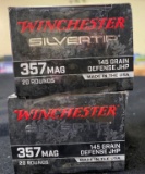 20rds Winchester Silvertip 357mag JHP