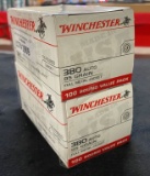 100rds Winchester 380auto 95gr FMJ