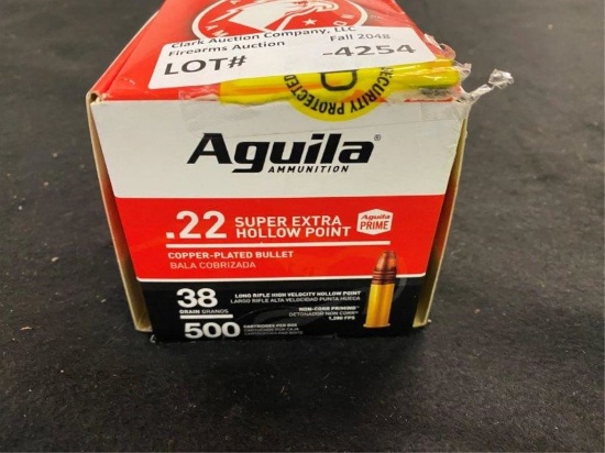 500rds Aguila 22 HP