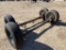 2pc Axles w/tires