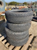 4pc Bridgestone 255/70R18 Tires Only