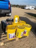 Pallet of Komatsu 5gal Genuine Oil