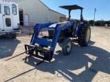 New Holland TT75A w/620TL Loader & Shredder