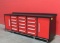 NEW 10' 15drawer/2cabinet Work Bench-Red