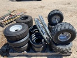 Pallet of Tires and Rims