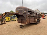 18' Gosseneck Stock Trailer Tandem Axle