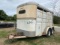 Circle J 12' Mustang Livestock Trailer bumperpull