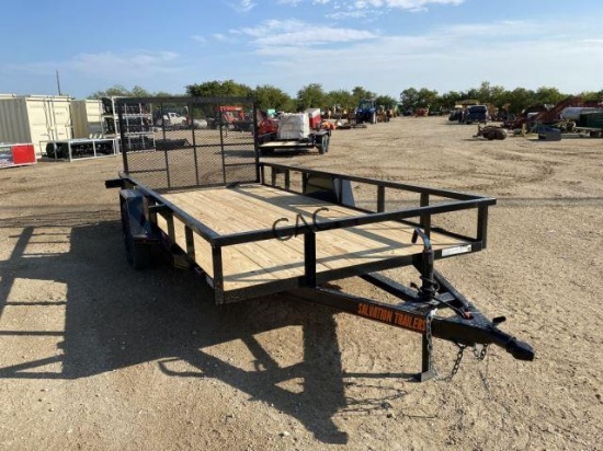 *2022 Salvation 77x14x15" Utility Trailer