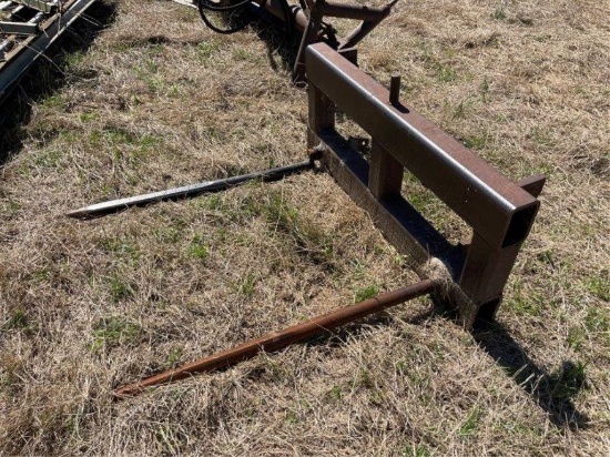 3pt Hay Fork, with broken fork