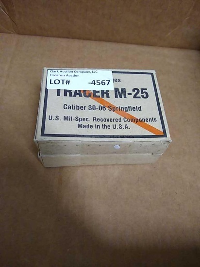 20rds 30-06 Springfield Tracer M-25