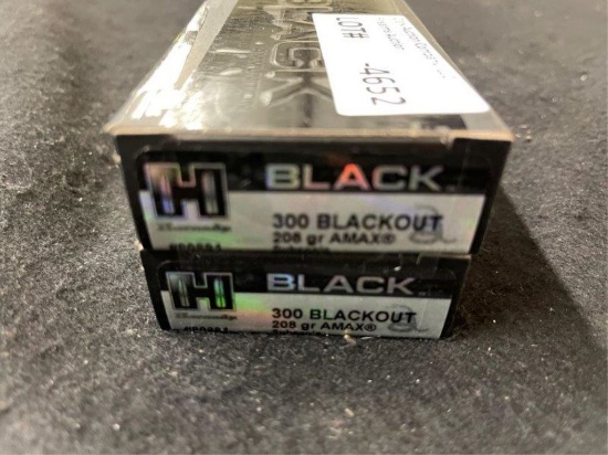 20rds Hornady Black 300 Blackout 208gr AMAX