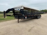 Neckover 28ft 3 Axle Trailer Butterfly Gates