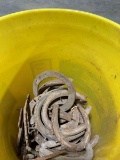 Bucket of Used Horse Shoes