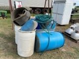 Water Trough, Water Hoses, Buckets, Barrels