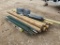 Pallet of Barbwire, Post Hole Digger, Wire, Posts