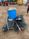 Pallet of Electric Fence Materials