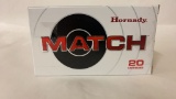 20rds Hornady 6.5 Creedmoor 140gr ELD Match