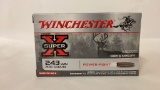 20rds Winchester SuperX 243win 100gr Power-Point