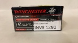 50rds Winchester Elite HV 17Win Super Mag 20gr