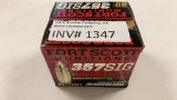 20rds Fort Scott Munitions 357 Sig 95gr TUI