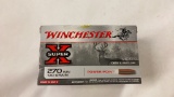 20rds Winchester SuperX 270WIN 130gr Power-Point