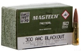 50rds Magtech Tactical 300 AAC BLK 123gr FMJ