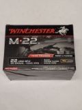 1000rds Winchester 22LR 40gr M22 CPRN