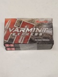 20rds Hornady 22-250 Rem 55gr V-Max