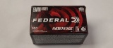 100rds Federal 9mm Luger 115gr FMJ