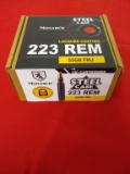 100rds Monarch 223 Rem 55gr FMJ Steel Case