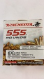 555rds Winchester 22LR 36gr HPCP