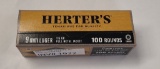100rds Herter's 9mm Luger 115gr FMJ